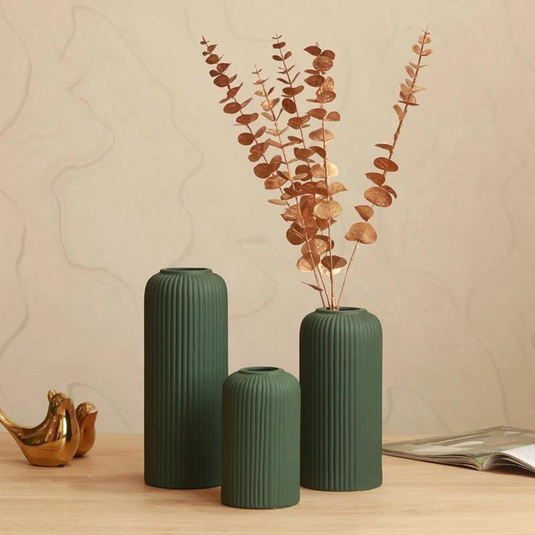 Green Flower Vase